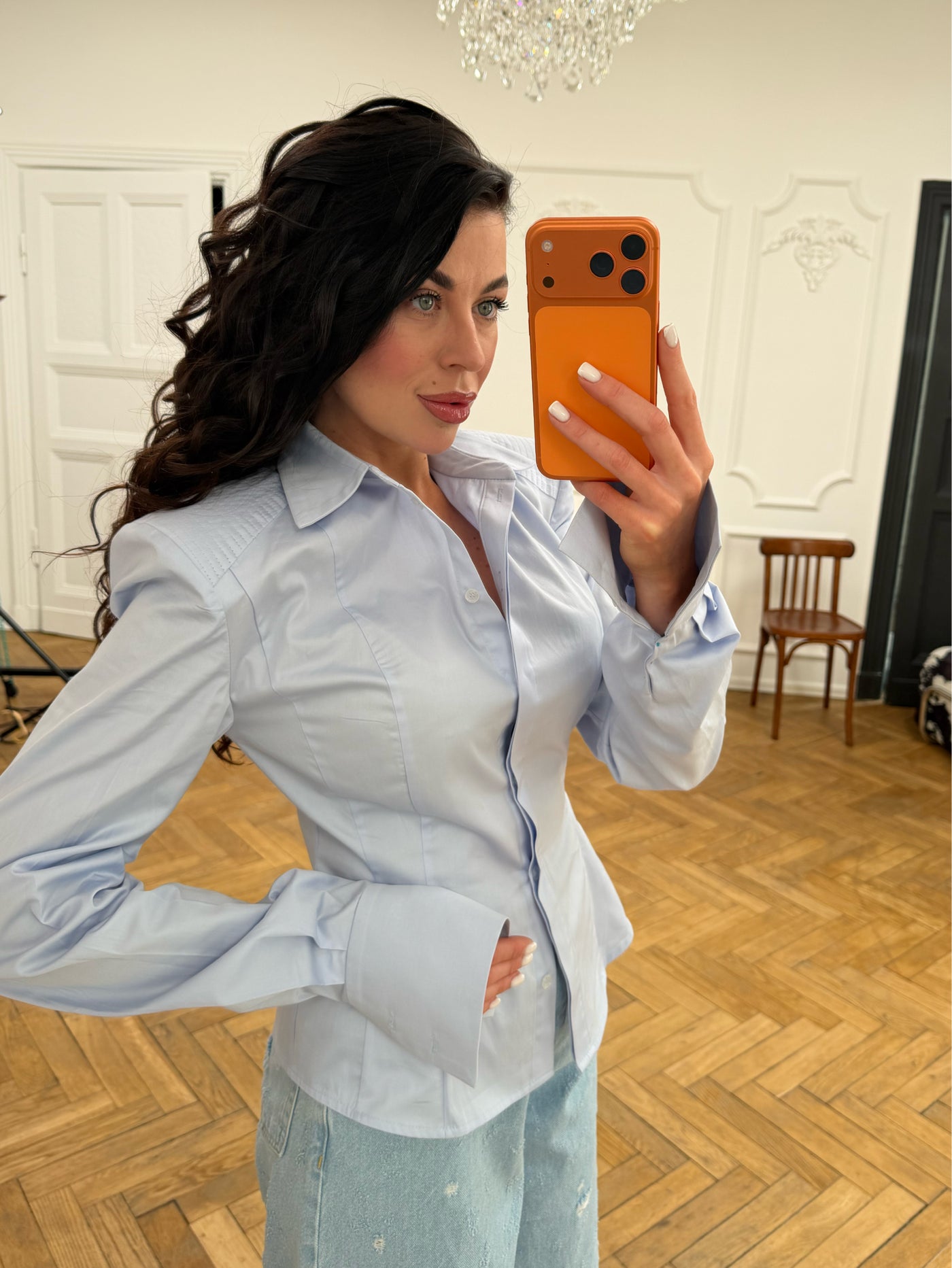 Сорочка Andrea Light Blue