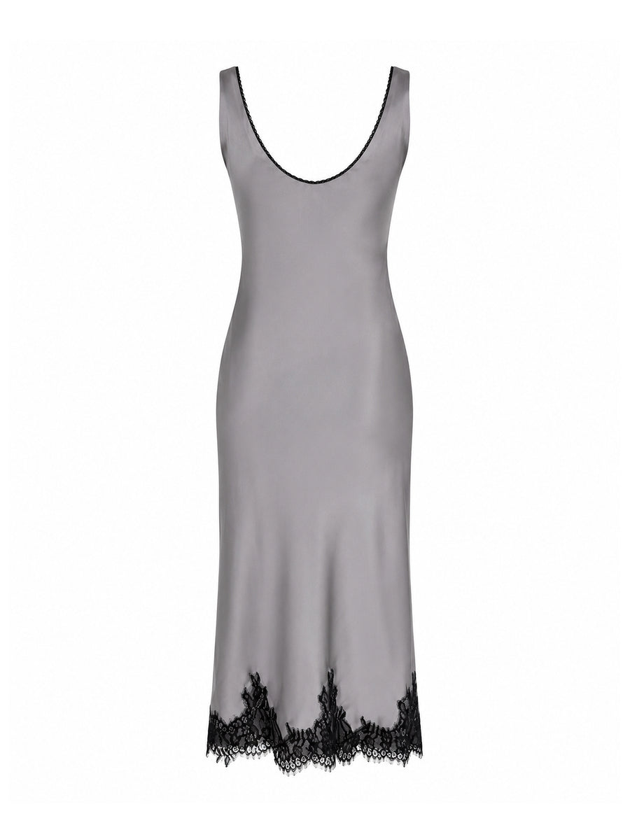 DARI Grey Slip Dress