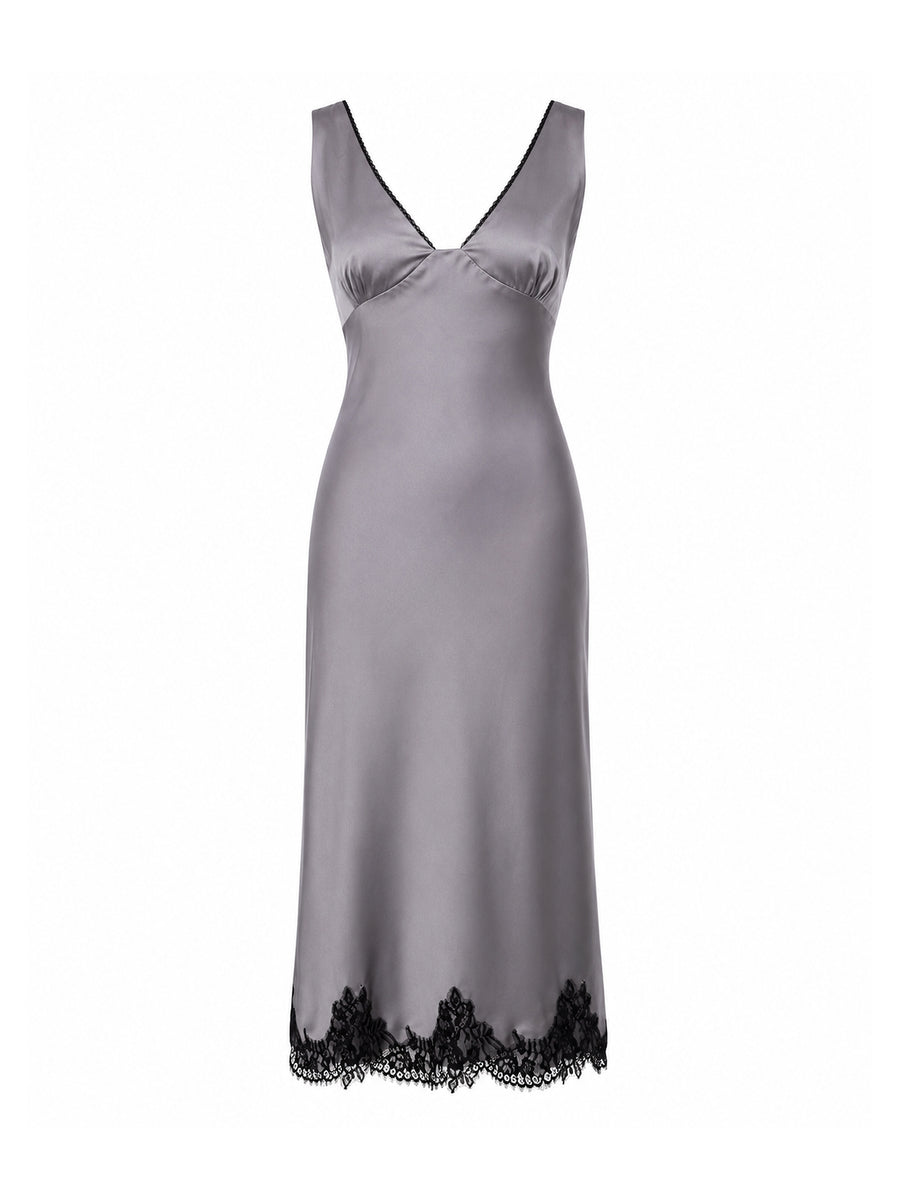 DARI Grey Slip Dress