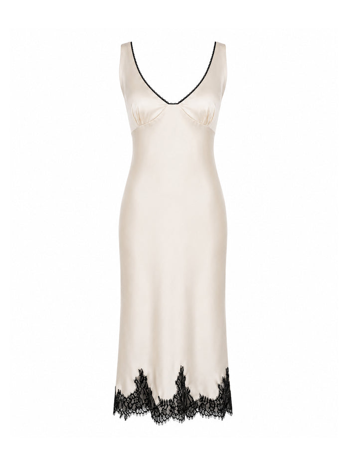 DARI Ivory Slip Dress