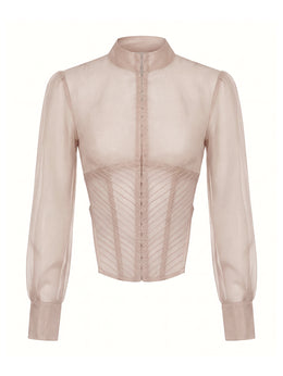 Kim Beige Blouse