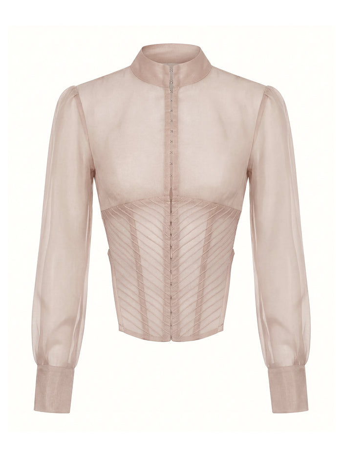 Kim Beige Blouse