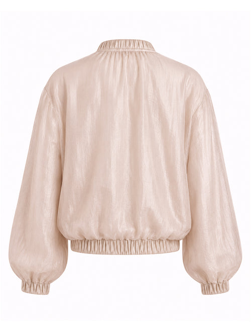 Bomber Jacket Kim Beige