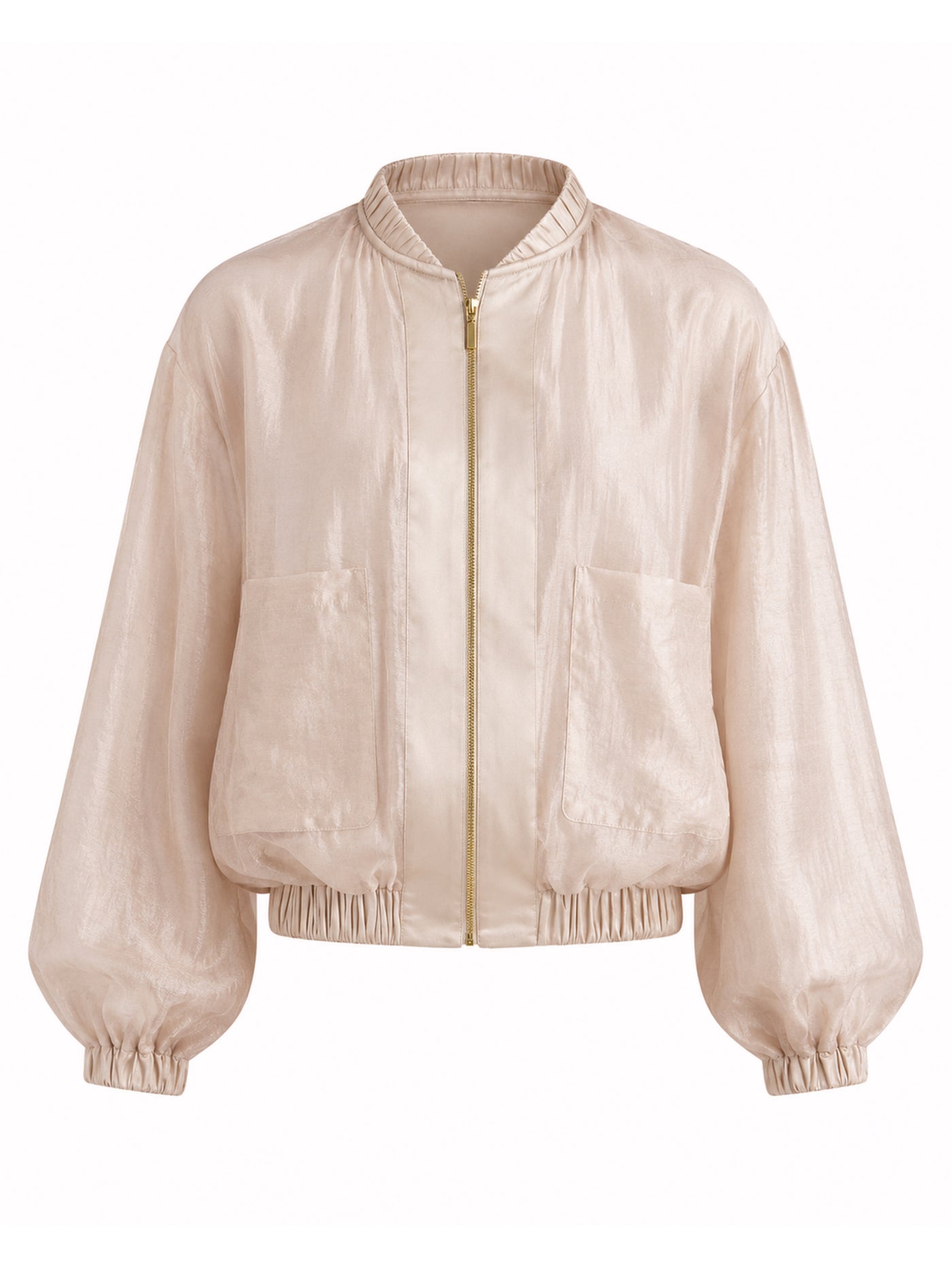Bomber Jacket Kim Beige