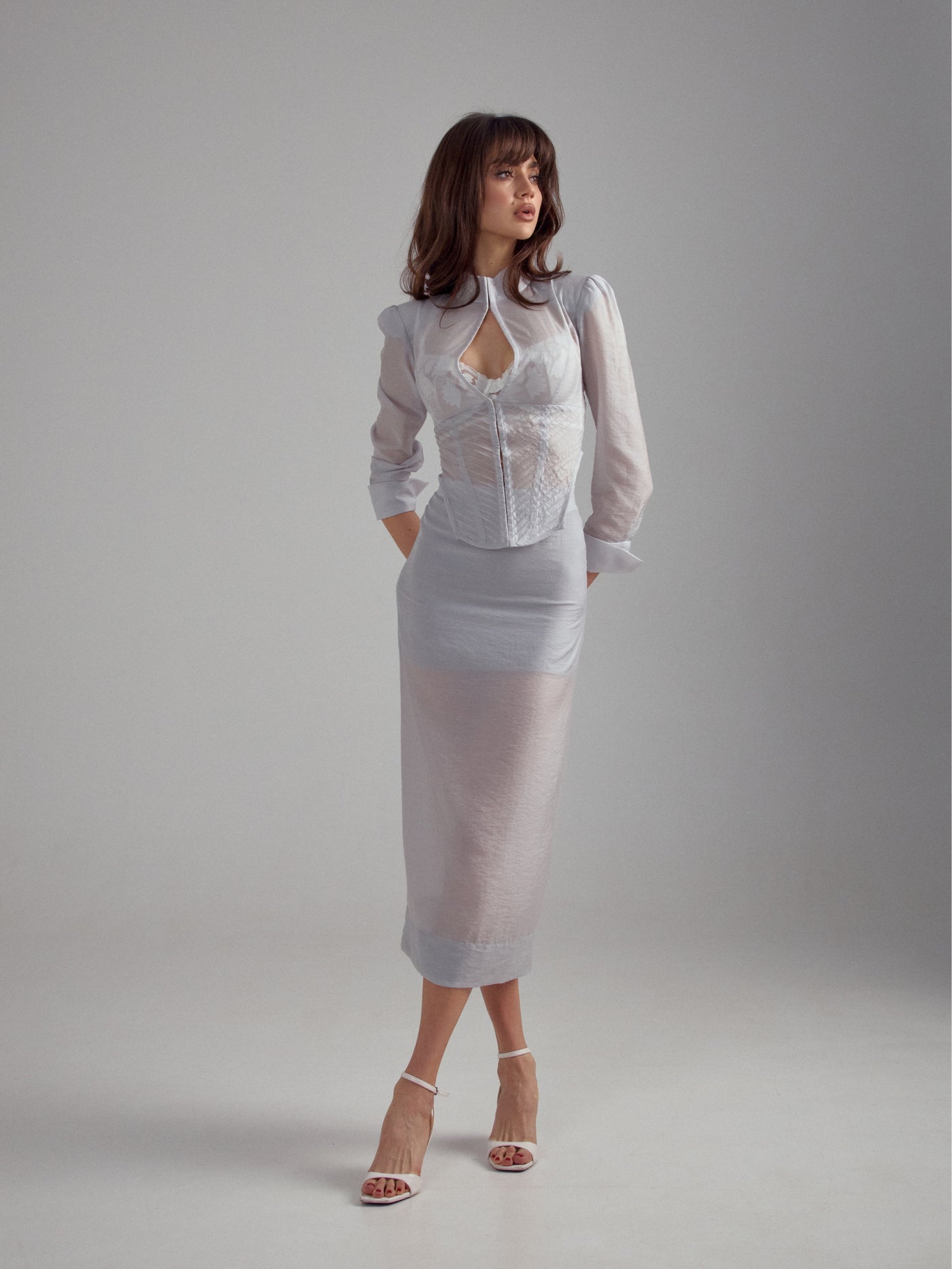 Kim Light Blue Skirt