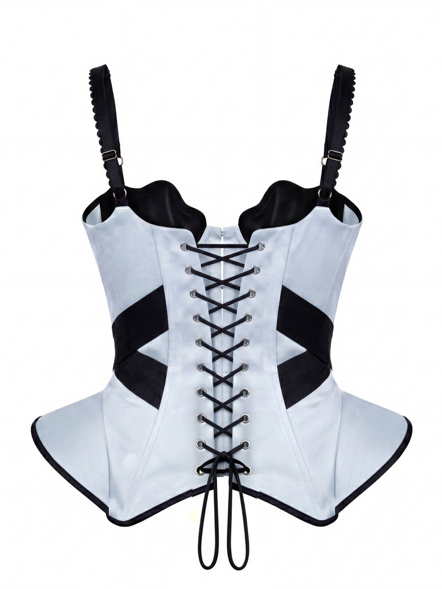 Corset MOLLY Blue&Black