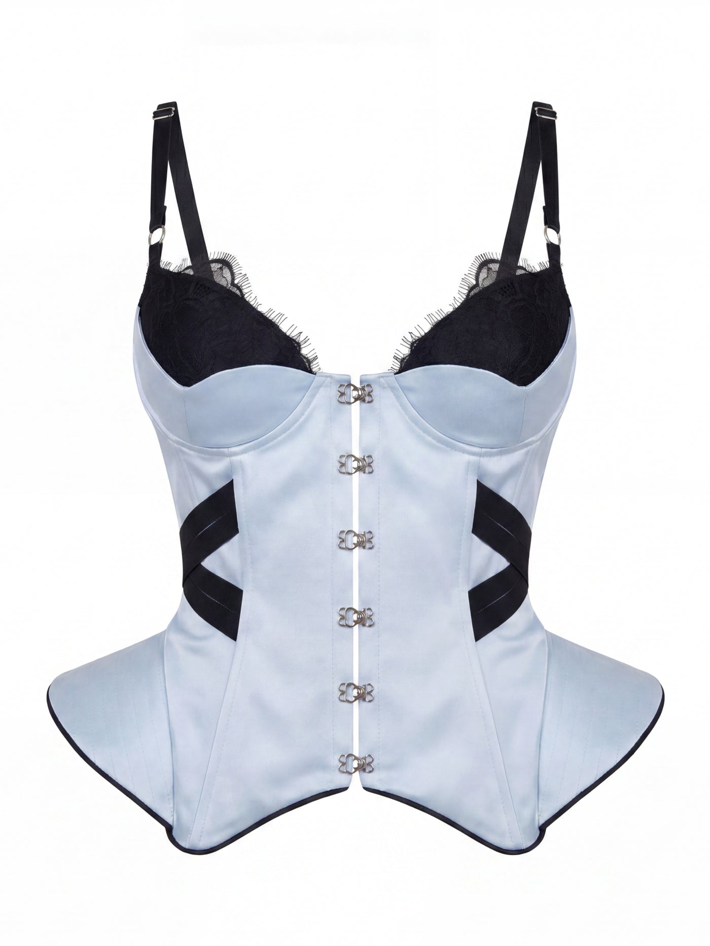 Corset MOLLY Blue&Black