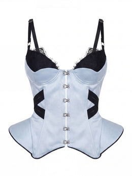 Corset MOLLY Blue&Black
