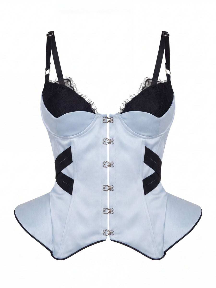 Corset MOLLY Blue&Black