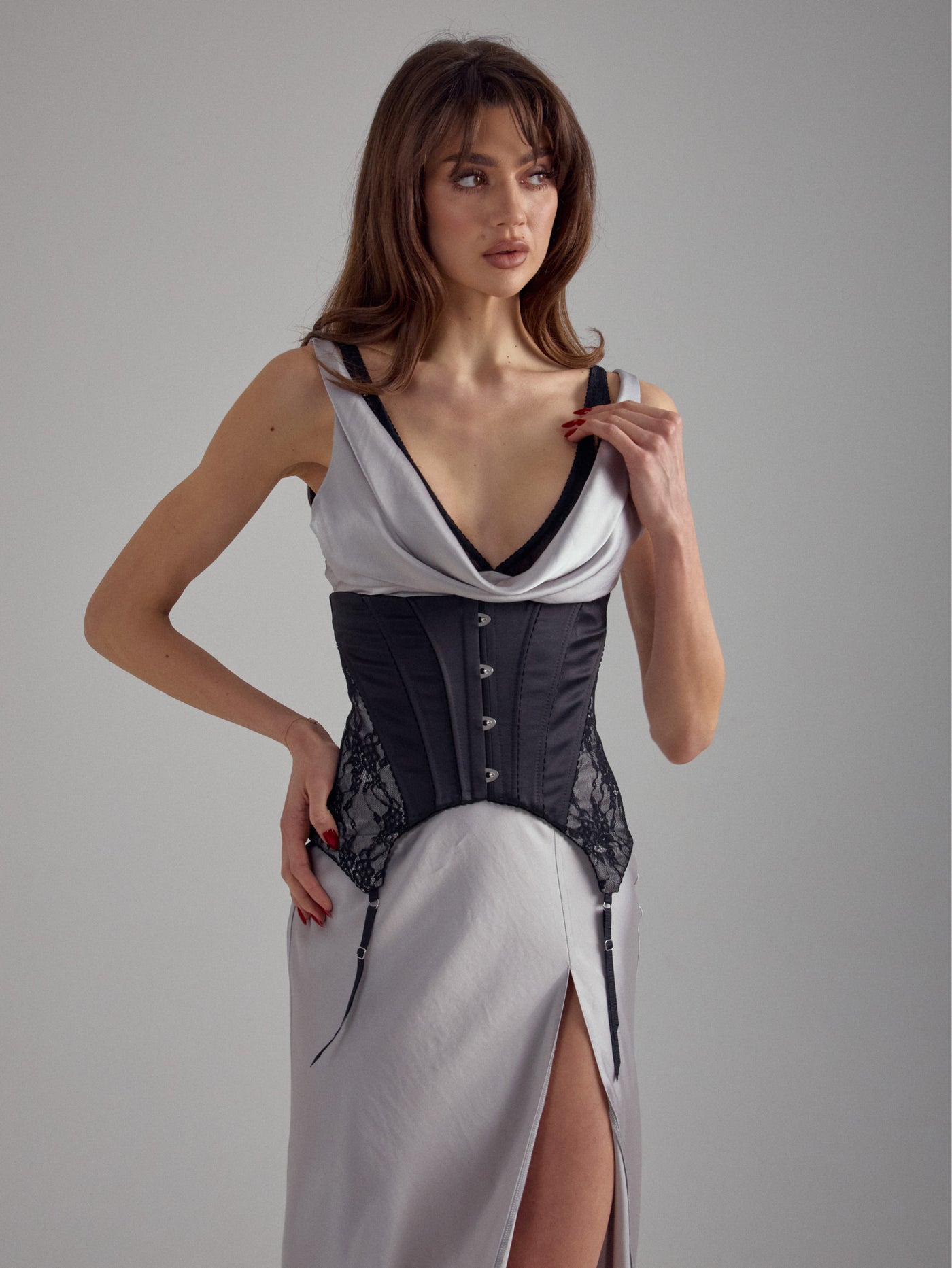 Peplum Muse Black