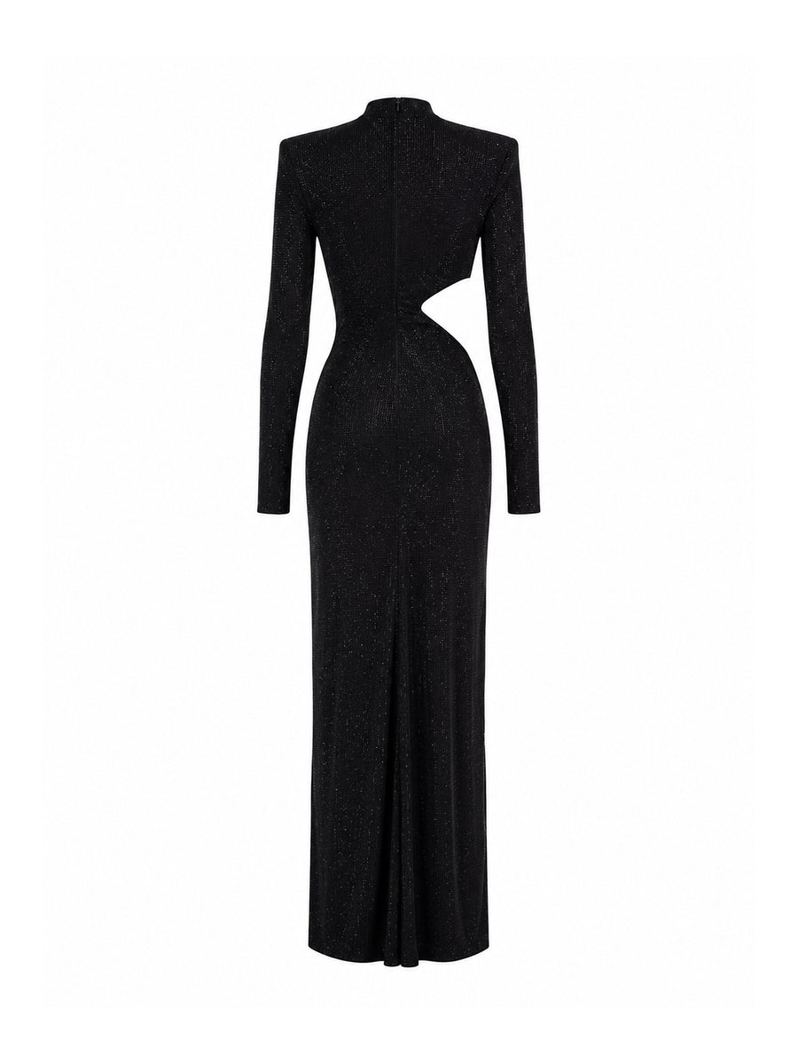 Shine Dress Black