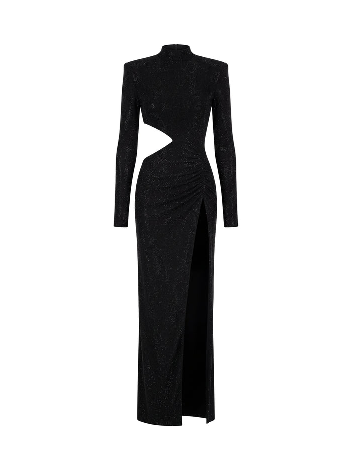 Shine Dress Black