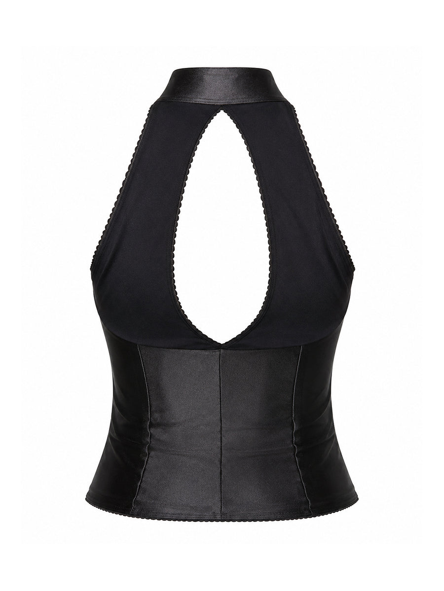 Viviene Black Tank Top